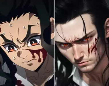 AI技術角色真人化《鬼滅之刃 刀匠村篇》面具底下想不到鋼鐵塚是個花美男啊！？