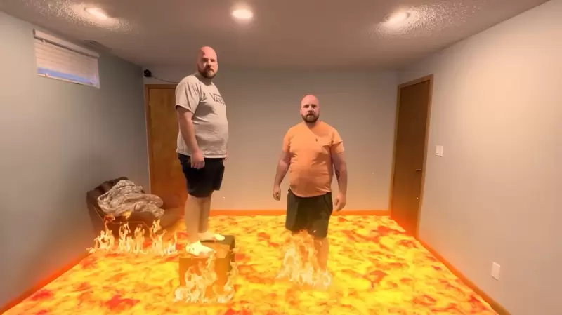 玩家實拍《各種遊戲中會出現的NPC行為》能站在岩漿上面還能面不改色的人,恐怕也只有NPC惹 玩家實拍《各種遊戲中會出現的NPC行為》能站在岩漿上面還能面不改色的人,恐怕也只有NPC惹