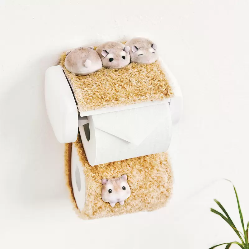 日本雜貨推出《埋在木屑上的倉鼠廁紙盒》上大號要獲得滿滿的療癒就靠它