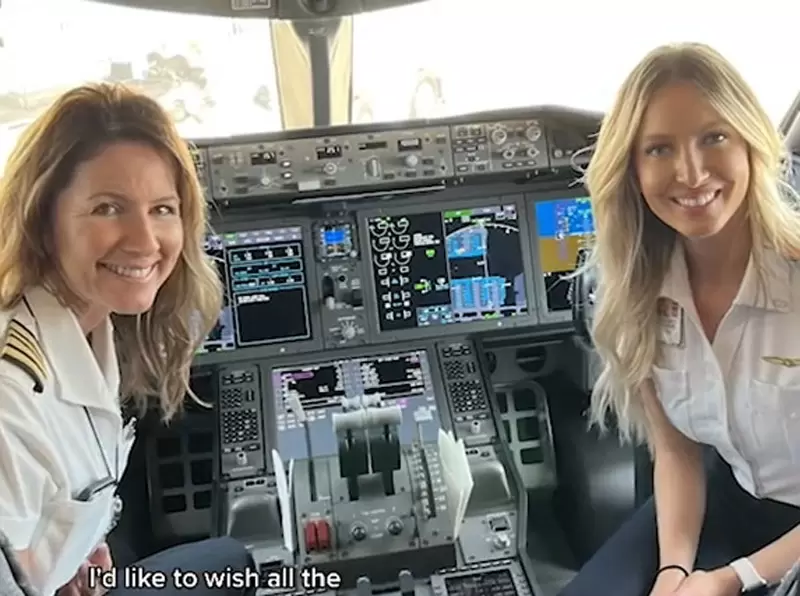 《聯合航空母女機長》女兒完成了自己的夢想,跟馬麻首次的肩並肩飛行 《聯合航空母女機長》女兒完成了自己的夢想,跟馬麻首次的肩並肩飛行