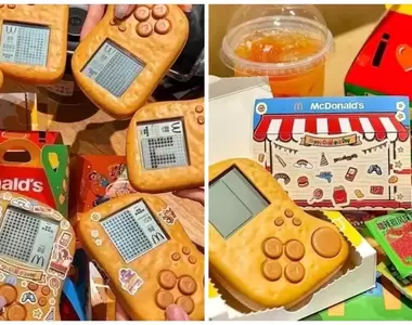 McDonald's《麥當勞「麥克雞塊」造型俄羅斯方塊遊戲機》40週年紀念遊戲「雞」太可愛啦!