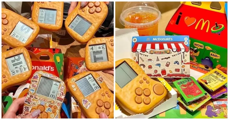 McDonald&#39;s《麥當勞「麥克雞塊」造型俄羅斯方塊遊戲機》40週年紀念遊戲「雞」太可愛啦！