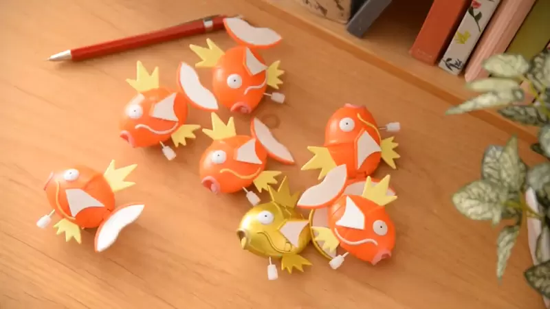 寶可夢中心推出《活蹦亂跳鯉魚王扭蛋》雄性雌性鯉魚王可抽以外,超稀有全金鯉魚王等著大家入手唷 寶可夢中心推出《活蹦亂跳鯉魚王扭蛋》雄性雌性鯉魚王可抽以外,超稀有全金鯉魚王等著大家入手唷