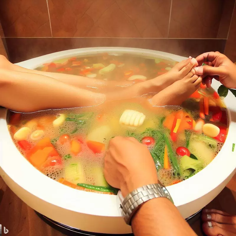 《人工智能不理解泡湯是什麼意思》也不能說AI錯，但合成出這樣的圖片我笑惹XD