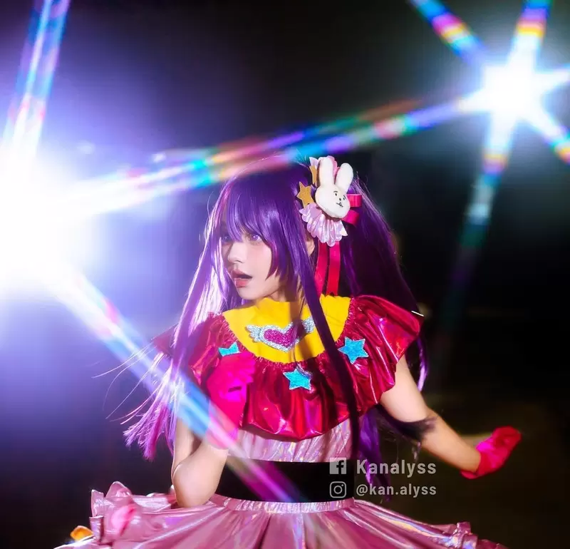 美國coser呈現《我推的孩子》人氣角色,還原用心甚至還重現了眼睛裡的星星光芒 美國coser呈現《我推的孩子》人氣角色,還原用心甚至還重現了眼睛裡的星星光芒