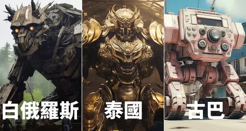 《以世界各國形象打造的機器人》如果未來以國家為單位進行機器人格鬥戰,那麼屆時參賽的機械大概會長這樣子Part2 《以世界各國形象打造的機器人》如果未來以國家為單位進行機器人格鬥戰,那麼屆時參賽的機械大概會長這樣子Part2