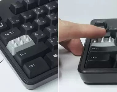 用痛覺提醒你《大寫鎖定陷阱鍵帽》創意小物發明家的點子超有趣