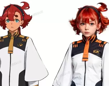 AI技術角色真人化《水星的魔女》這個單元出到現在認為還原度最高的一集