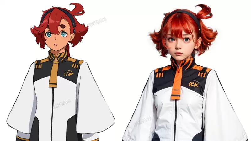 AI技術角色真人化《水星的魔女》這個單元出到現在認為還原度最高的一集 AI技術角色真人化《水星的魔女》這個單元出到現在認為還原度最高的一集