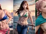 AI藝術家創作《人氣動漫女角擬人化》不知道是不是眼花,感覺那個乳量變得更大了呢❤ AI藝術家創作《人氣動漫女角擬人化》不知道是不是眼花,感覺那個乳量變得更大了呢❤