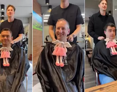 德國理髮店的小驚喜《小天使理髮罩》少女心爆發!所有超MAN的顧客看到都笑惹