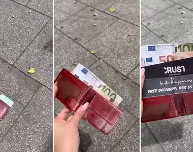 給設計師加雞腿《皮夾造型的pizza店廣告傳單》想到這個創意的人肯定是個天才