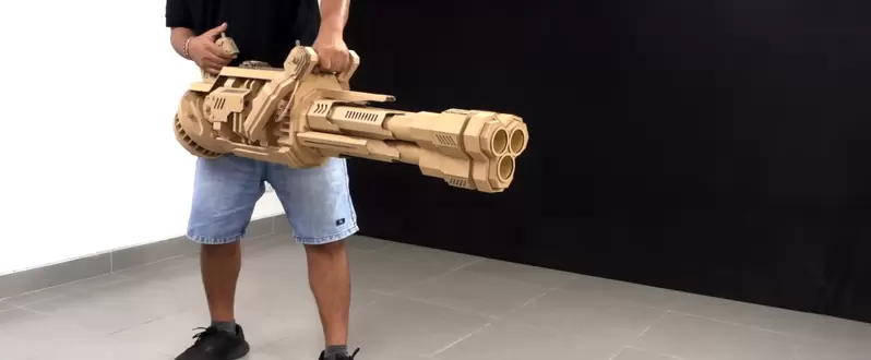 高手製作《硬紙板榴彈砲發射器》重武器果然是男人的最佳浪漫 高手製作《硬紙板榴彈砲發射器》重武器果然是男人的最佳浪漫