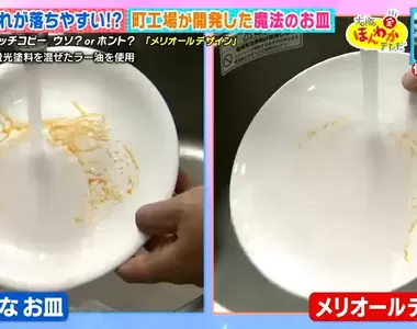 《世上最好洗的盤子》用水沖一沖就乾淨了?綜藝節目用辣油、口紅和油性筆實驗的結果是……