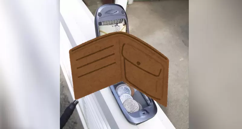 老朋友才懂的招《掀蓋手機當錢包》果然以前就有人爽快的用〝物理〞解決事情