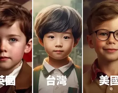 人工智能描繪《世界各國小孩長相》AI的判斷下認為小朋友就是要長得超可愛❤