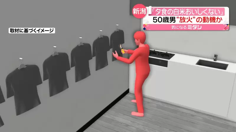 日本新潟縣《50歲男放火燒自宅事件》嫌米飯不好吃一把火就想把自己家給燒了 日本新潟縣《50歲男放火燒自宅事件》嫌米飯不好吃一把火就想把自己家給燒了