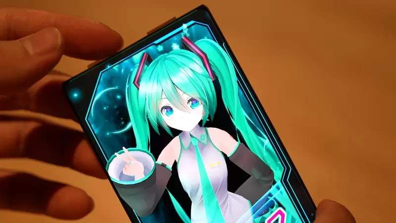 夢想成真《數位角色卡片 初音未來ver》實體卡片的未來也許就長這樣子 夢想成真《數位角色卡片 初音未來ver》實體卡片的未來也許就長這樣子