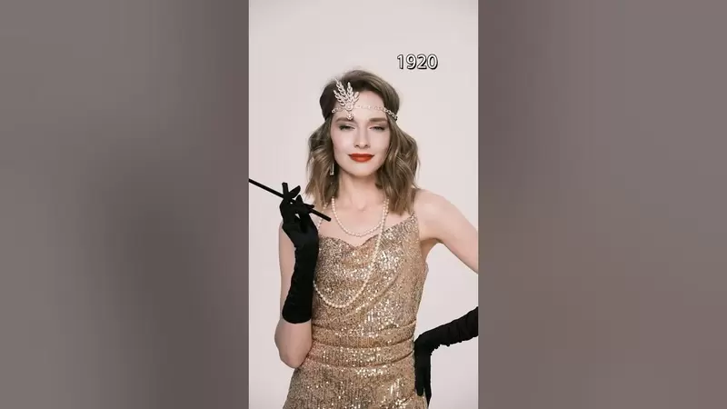 正妹嘗試《百年穿搭變遷系列》每個年代的衣服都很有特色 正妹嘗試《百年穿搭變遷系列》每個年代的衣服都很有特色