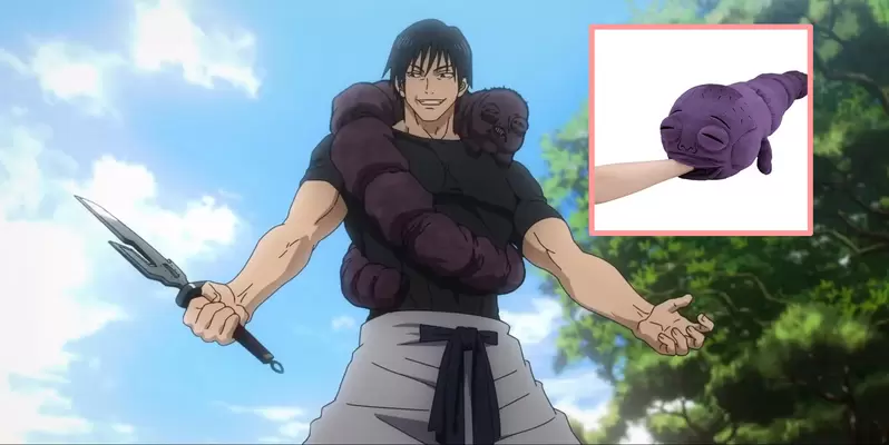 咒術迴戰《伏黑甚爾 咒靈收納玩偶》全長75公分還貼心的設計成可以收納的版本XD 咒術迴戰《伏黑甚爾 咒靈收納玩偶》全長75公分還貼心的設計成可以收納的版本XD