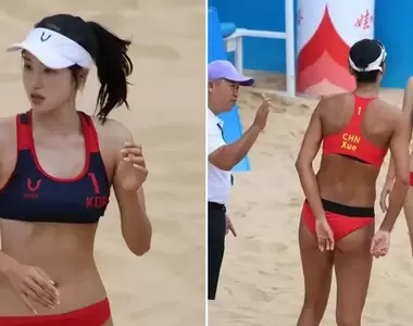 韓國沙排選手「申智恩」亞運上最亮眼的風景 賽後IG粉絲激增