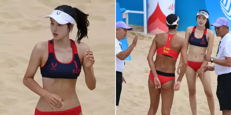 韓國沙排選手「申智恩」亞運上最亮眼的風景 賽後IG粉絲激增 韓國沙排選手「申智恩」亞運上最亮眼的風景 賽後IG粉絲激增