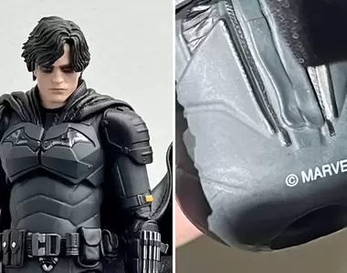 珍事件又添一樁《蝙蝠俠印上了漫威LOGO》「MEDICOM TOY」可動模型「MAFEX」系列出包