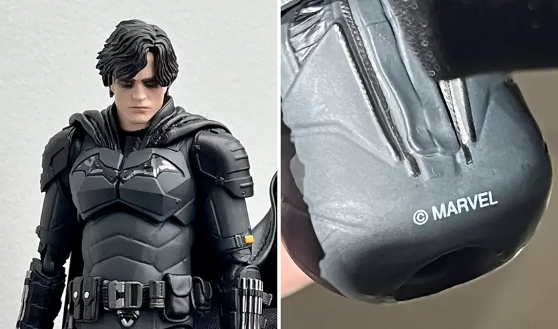 珍事件又添一樁《蝙蝠俠印上了漫威LOGO》「MEDICOM TOY」可動模型「MAFEX」系列出包 珍事件又添一樁《蝙蝠俠印上了漫威LOGO》「MEDICOM TOY」可動模型「MAFEX」系列出包