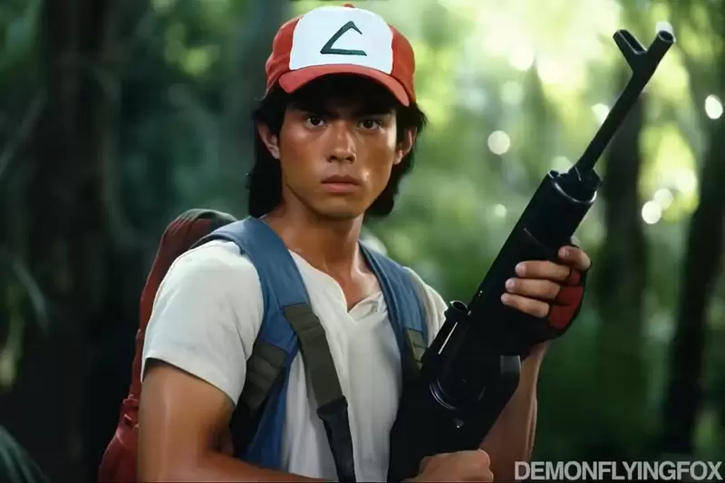 讓AI表現出《精靈寶可夢真人版》的感覺,怎麼有種濃濃的昭和特攝片感? 讓AI表現出《精靈寶可夢真人版》的感覺,怎麼有種濃濃的昭和特攝片感?