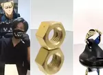 咒術迴戰《七海建人角色飾品》想不到底材竟然是用螺絲、螺帽加工而成