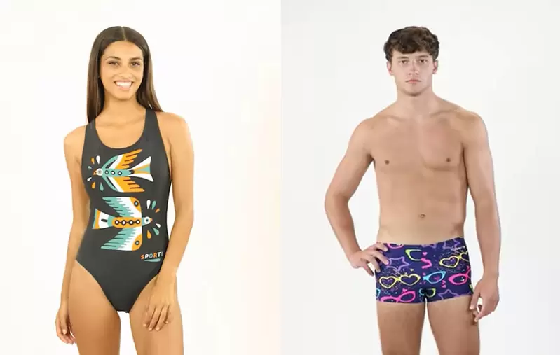 《男女泳衣款式介紹》商品做成影片給網友參考，結果觀看次數差超多