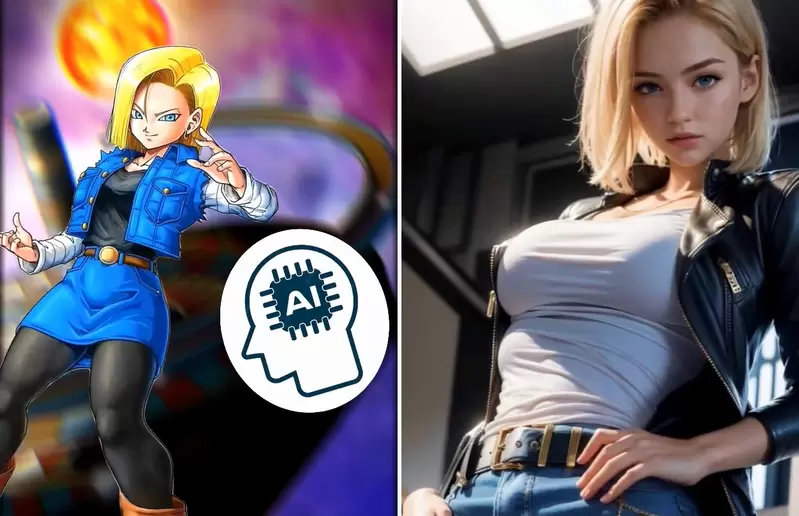 網友創作《七龍珠女角真人化》18號變這樣?別說克林換成是我也暈船XD 網友創作《七龍珠女角真人化》18號變這樣?別說克林換成是我也暈船XD