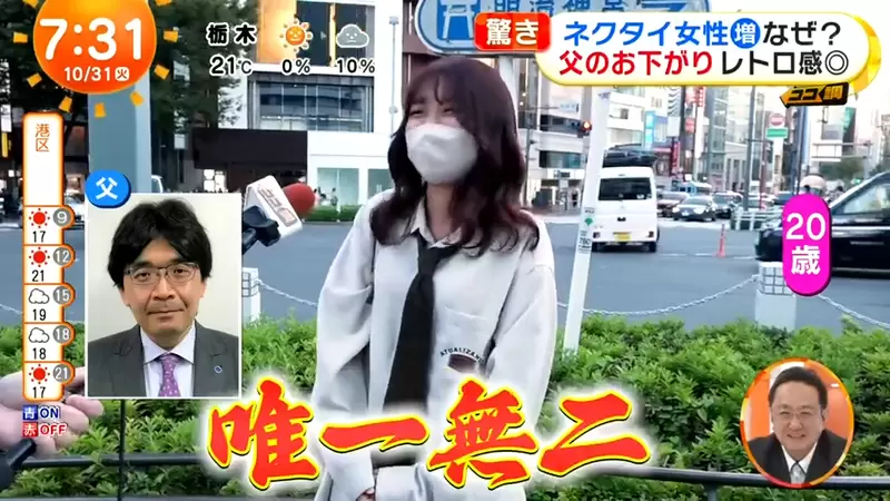 《日本女生流行打領帶》爸爸的舊領帶成了獨一無二的時尚配件 顯瘦又能夠增添成熟感 《日本女生流行打領帶》爸爸的舊領帶成了獨一無二的時尚配件 顯瘦又能夠增添成熟感