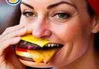 全由人工智能生成的《漢堡王廣告》從人變成漢堡再從漢堡變成人，這段影片太嚇人惹