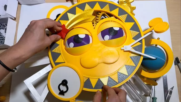 星之卡比《銀河·新星》實體時鐘，外觀超還原就不知道完成後會不會拿去炸掉(誤)