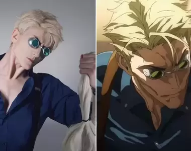 咒術迴戰《七海建人cos》這造型的完成度跟殺氣簡直嚇死人