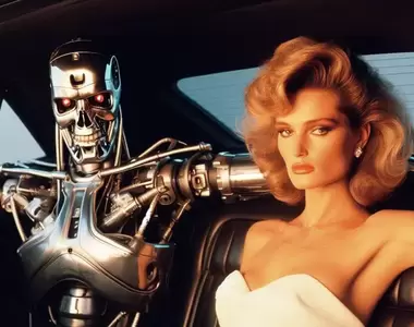 AI繪圖創作《魔鬼終結者和平版》搞笑描繪天網選擇跟人類共存的那個結局