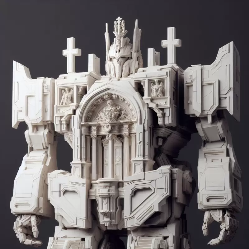 既復古又前衛的《建築機器人》網友用AI把機械跟中世紀建築結合,做出了許多造型非常美觀的龐然大物 既復古又前衛的《建築機器人》網友用AI把機械跟中世紀建築結合,做出了許多造型非常美觀的龐然大物