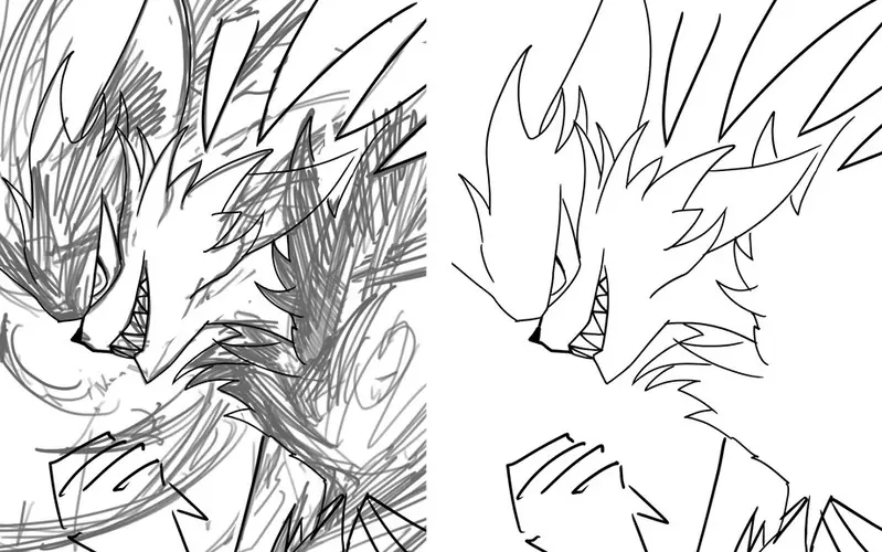 《畫畫的人經常遭遇的困擾》草稿階段明明看起來很有魄力 畫成線稿就立刻失去幹勁了? 《畫畫的人經常遭遇的困擾》草稿階段明明看起來很有魄力 畫成線稿就立刻失去幹勁了?