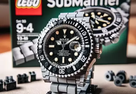 《樂高勞力士水鬼系列》天啊！如果LEGO打算商品化的話，肯定買一堆樂高錶回家戴