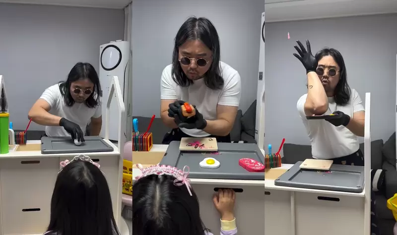 《家家酒灑鹽哥》老爸全力扮演「灑鹽寶貝」擔任大廚角色 《家家酒灑鹽哥》老爸全力扮演「灑鹽寶貝」擔任大廚角色