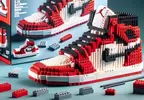 AI創作《樂高AirJordan球鞋》知名鞋款LEGO化，這樣的NIKE感覺也極具收藏價值