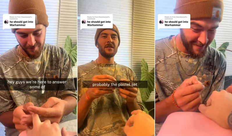 《男友自學替女朋友做美甲》讓網友羨慕忌妒的10/10滿分男誕生，留言表示:姊妹！你過著我夢想中的生活