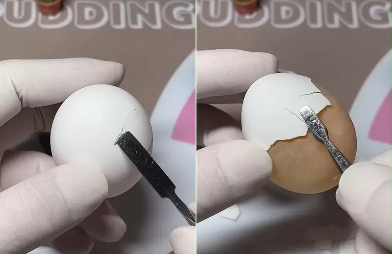 《蛋殼難剝怎麼辦》大神示範超完美剝殼法,網友看完都傻眼惹XD 《蛋殼難剝怎麼辦》大神示範超完美剝殼法,網友看完都傻眼惹XD