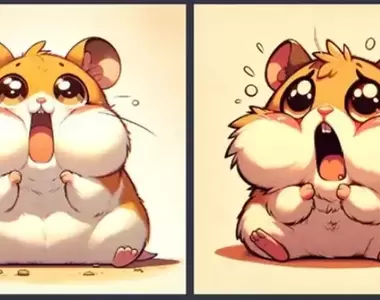 網友惡趣味挑戰《飢餓的倉鼠》用AI繪圖催到極限後結果做出了不可思議的畫面