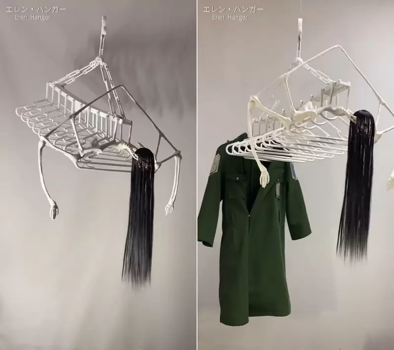《衣架版艾連始祖巨人》造型有87%像之外還真的能掛衣服,另外甚至眼睛都能發光!? 《衣架版艾連始祖巨人》造型有87%像之外還真的能掛衣服,另外甚至眼睛都能發光!?