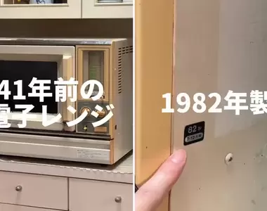 至今仍正常服役《41年前的微波爐》1982年製產品是什麼概念,可能螢幕前有些年輕朋友都還沒出生耶
