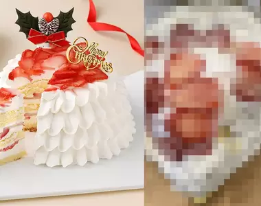 《購買宅配聖誕蛋糕的下場》送到手中早已稀巴爛 日本網友回報災情成為聖誕節慣例
