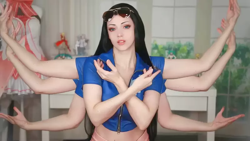 美美撕漫女《Kleiner Pixel》美妝YouTuber變身「航海王」人氣女角「妮可羅賓」