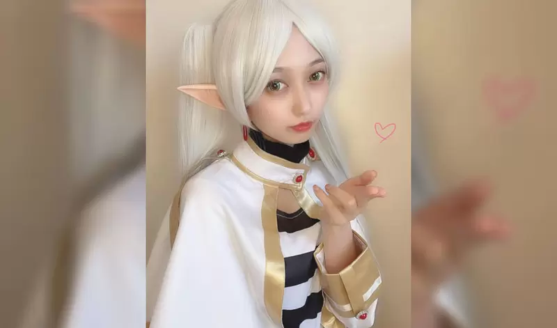 TBS主播《佐佐木舞音》宅cos「葬送的芙莉蓮」主角,可愛還原作品中的飛吻橋段❤ TBS主播《佐佐木舞音》宅cos「葬送的芙莉蓮」主角,可愛還原作品中的飛吻橋段❤